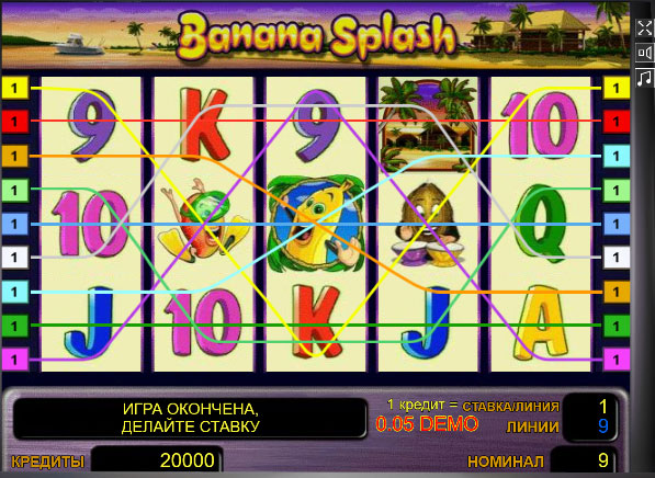 Игровой автомат Banana Splash демо играть. 