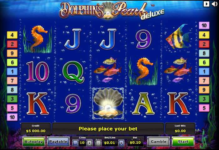 Игровой автомат Dolphin's Pearl Deluxe демо. 