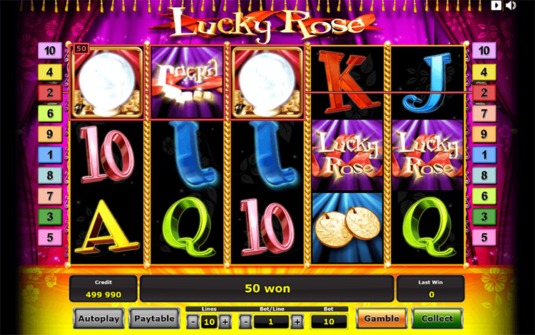 Игровой автомат Lucky Rose демо без регистрации. 