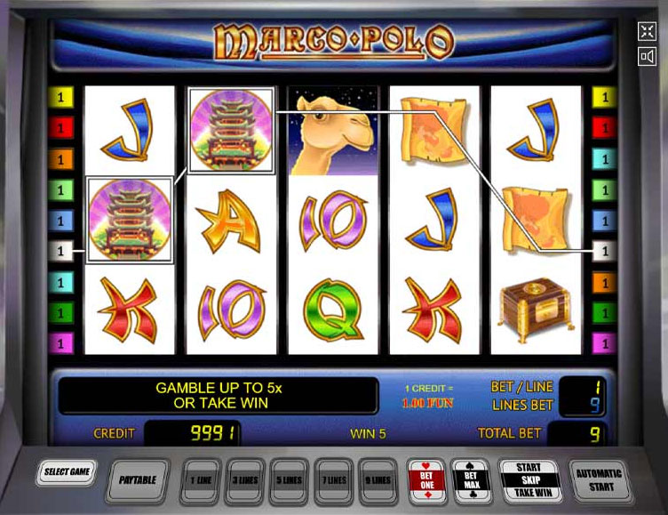 Игровой автомат Marco Polo демо. 