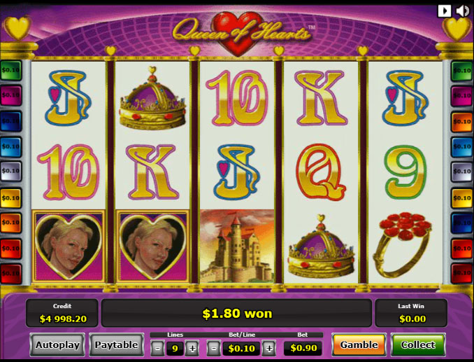 Игровой автомат Queen of Hearts демо играть. 
